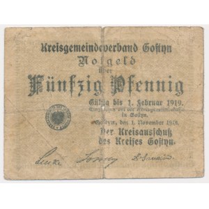 Gostyń, 50 fenigów 1918