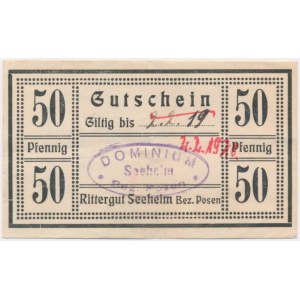 Jeziorki (Seeheim), 50 fenig 1919/20