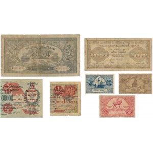 Zestaw, 1 grosz - 250.000 marek 1923-24 (7 szt.)