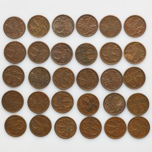Set, 1 penny 1937 (30 pieces).