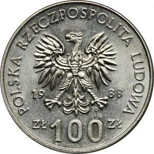 DESTRUKT, 100 Zloty 1988 Jadwiga - schlechtes Zeichen