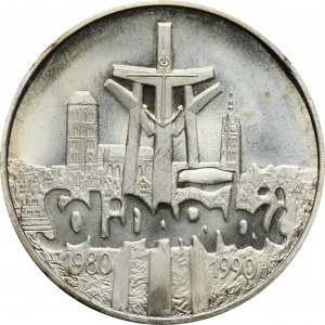 100,000 PLN 1990 Solidarity - TYPE A