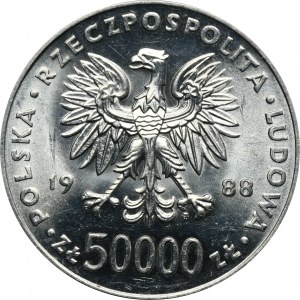 50.000 złotych 1988 Piłsudski