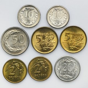 Set, Pennies 1991-1992 (8 pieces).