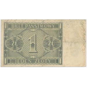 1 złoty 1938 - J - RZADKI