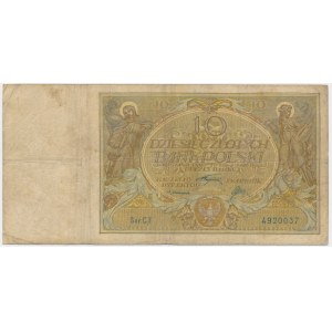 10 złotych 1926 - Ser.CT. - ponadprzeciętny