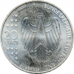 Deutschland, 20 Euro Berlin 2017 A - 500. Jahrestag der Reformation