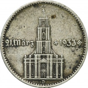 Niemcy, Trzecia Rzesza, 2 Marki Monachium 1934 D - Kościół Garnizonowy w Poczdamie