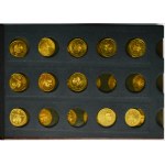 Set, Cluster with Polish coins mainly Gold Nordic (94 pieces).