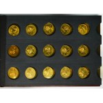 Set, Cluster with Polish coins mainly Gold Nordic (94 pieces).