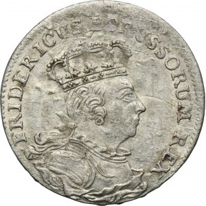 Niemcy, Królestwo Prus, Fryderyk II, Szóstak Kleve 1756 C