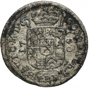 Silesia, Duchy of Neisse, Franz Ludwig von Pfalz-Neuburg, 1 Kreuzer Neisse 1700 LPH