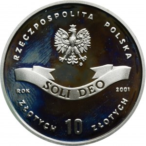 10 złotych 2001 ks. kardynał Stefan Wyszyński