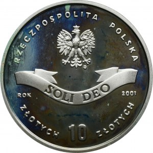 10 złotych 2001 ks. kardynał Stefan Wyszyński