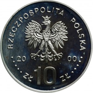 10 zloty 2000 20th anniversary of NSZZ Solidarity.