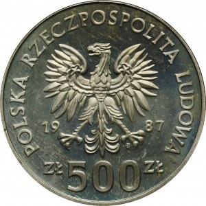 500 złotych 1987 Mistrzostwa Europy w Piłce Nożnej