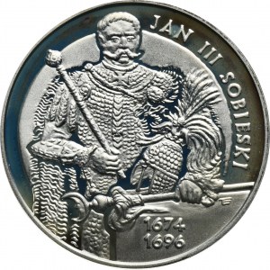 10 złotych 2001 Jan III Sobieski, półpostać
