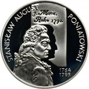 10 złotych 2005 Stanisław August Poniatowski, popiersie