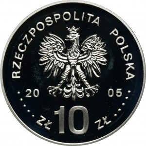 10 złotych 2005 Stanisław August Poniatowski, popiersie