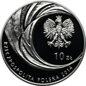 10 złotych 2014 Kanonizacja Jana Pawła II 27 IV 2014