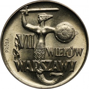 PROBE, 10 Zloty 1965 VII. Jahrhunderte von Warschau