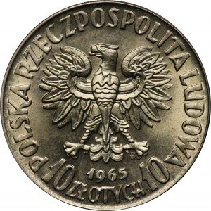 PROBE, 10 Zloty 1965 VII. Jahrhunderte von Warschau