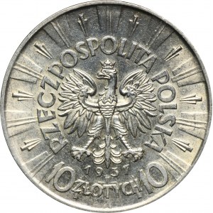 Piłsudski, 10 złotych 1937