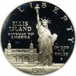 USA, 1 Dolar San Francisco 1986 S - Ellis Island