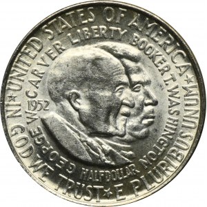 USA, 1/2 Dolara Filadelfia 1952 - George Washington Carver i Booker T. Washington