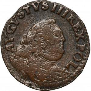 August III Sas, Szeląg 1755 H