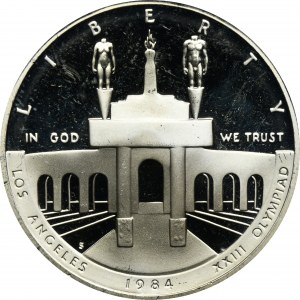 USA, 1 Dolar San Francisco 1984 S - XXIII Letnie Igrzyska Olimpijskie