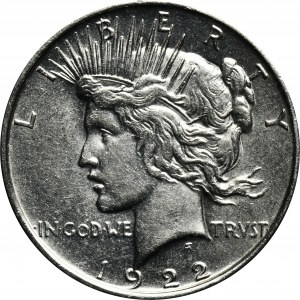 USA, 1 Dollar Denver 1922 D - Peace