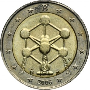 Belgien, 2 Euro Brüssel 2006 - Das Brüsseler Atomium