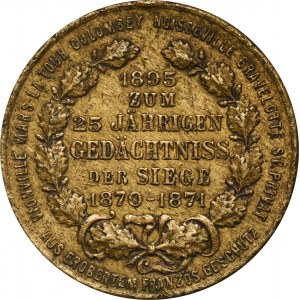 Deutschland, Preußen, Wilhelm II, Medaille zum 25. Jahrestag der Siege 1870-1871-1895