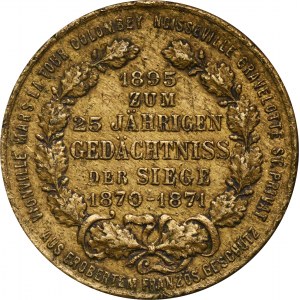 Germany, Prussia, Wilhelm II, Medal to commemorate the 25th anniversary of the Victories 1870-1871-1895