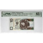 10 złotych 1994 - KI 0000037 - PMG 65 EPQ - niski numer