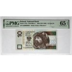 10 złotych 1994 - KI 00000038 - PMG 65 EPQ - niski numer