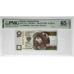 10 złotych 1994 - KI 00000039 - PMG 65 EPQ - niski numer