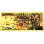 200 złotych 1979 - WZÓR - AS 0000000 - No.0289 -