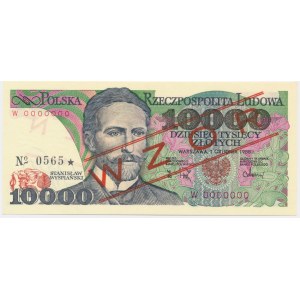 10.000 złotych 1988 - WZÓR - W 0000000 - No. 0565 - RZADKI