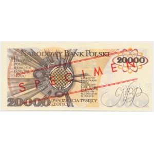 20.000 złotych 1989 - WZÓR - A 0000000 - No.1347 -