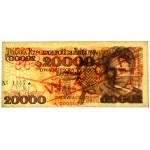20.000 złotych 1989 - WZÓR - A 0000000 - No.1347 -