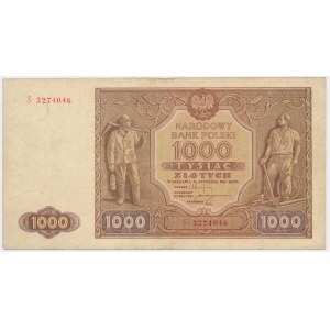 1.000 Zloty 1946 - S -