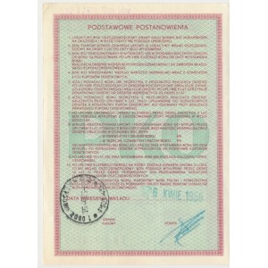 NBP, Deposit voucher for 10,000 zloty 1986.