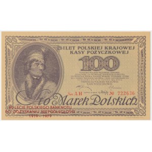 100 marek 1919 - Ser.AH - reprint -