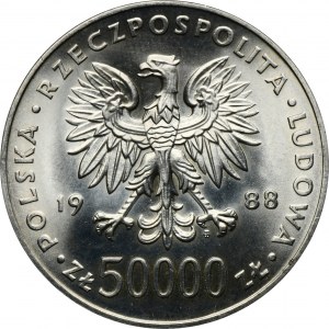 50,000 PLN 1988 Pilsudski