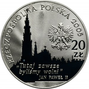 20 złotych 2005 350-lecie Obrony Jasnej Góry