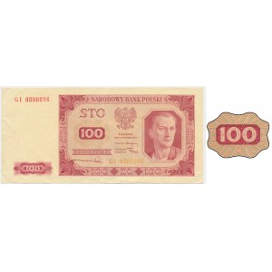 100 złotych 1948 - GI - BEZ RAMKI -