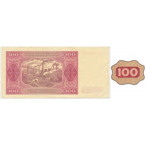 100 złotych 1948 - GI - BEZ RAMKI -