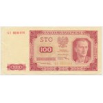 100 złotych 1948 - GI - BEZ RAMKI -